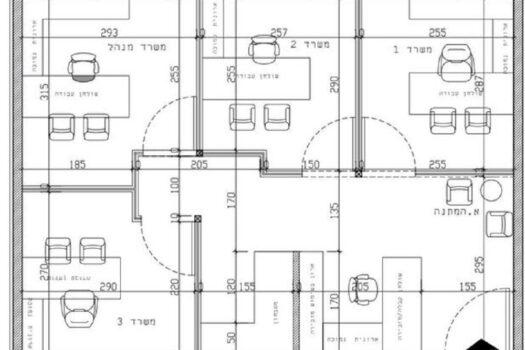 75 מ"ר, משרד בוטיק בגמר גבוה ומרוהט